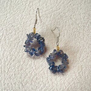 Blue Quartz Earrings